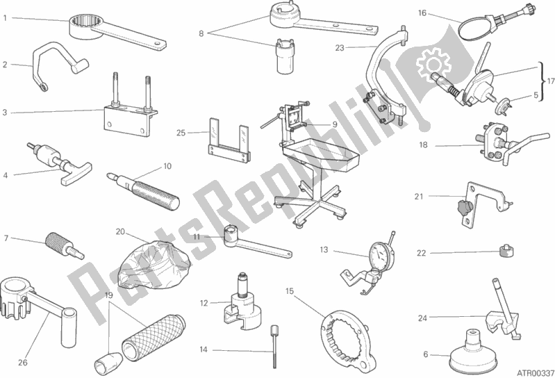 All parts for the Workshop Service Tools, Engine of the Ducati Scrambler Flat Track Thailand 803 2018